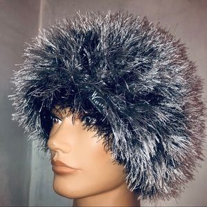 Wiggats - Long Hair Grey & Black Metallic